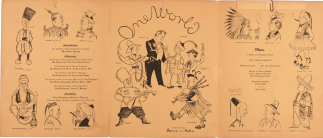 顧維鈞暨英法大使合署聯合國第一屆全體大會代表領袖暨安全理事會領袖紐約晚宴之餐牌1946年11月11日晚宴,席設紐約華爾道夫酒店。