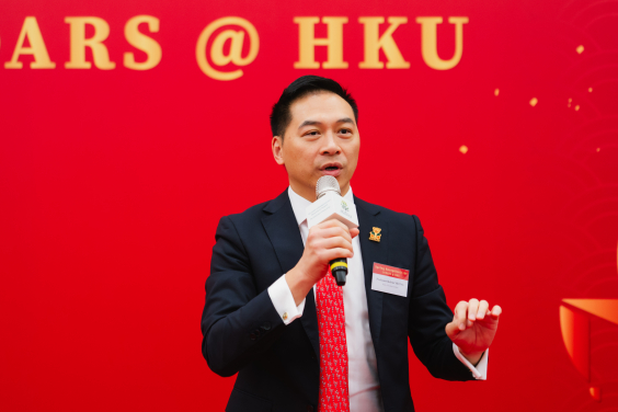 Professor Kelvin Yeung, Dean of Student Affairs of HKU, expresses gratitude to university staff across faculties and units for their concerted effort in supporting students.